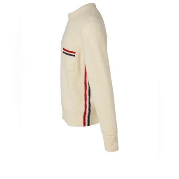 THOM BROWNE Wool Crewneck Sweater - Picture 3 of 5